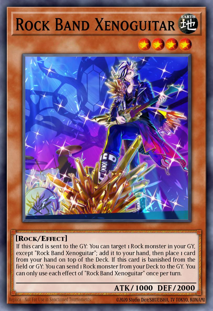 Rock Band Xenoguitar (Super Rare) - NM 1st Edition [PHRA-EN025]