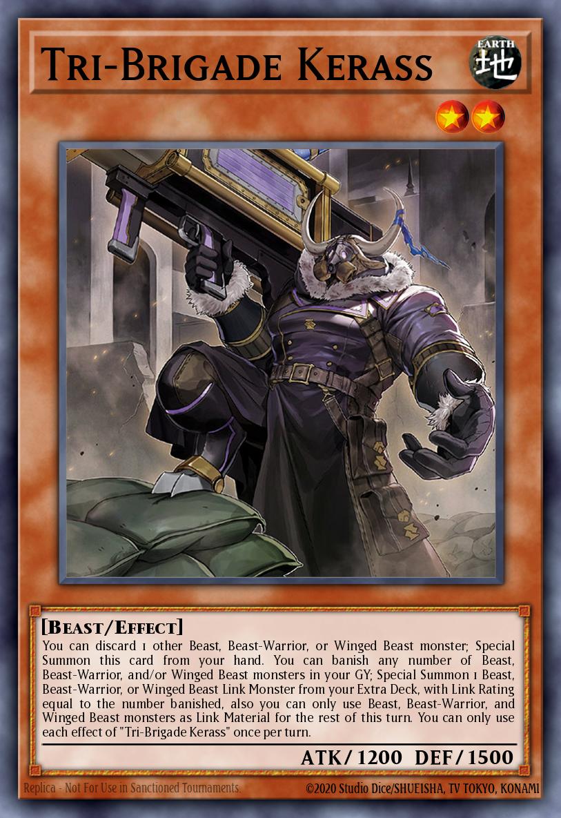 Tri-Brigade Kerass (Super Rare) - NM 1st Edition [PHRA-EN007]