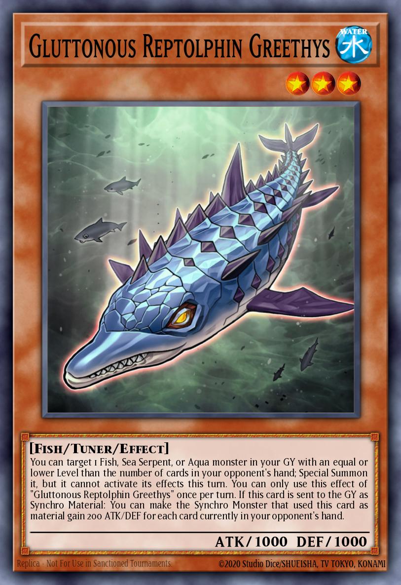 Gluttonous Reptolphin Greethys (Common) - NM 1st Edition [PHRA-EN027]