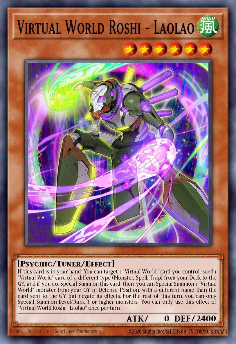 Virtual World Roshi - Laolao (Super Rare) - NM 1st Edition [PHRA-EN011]