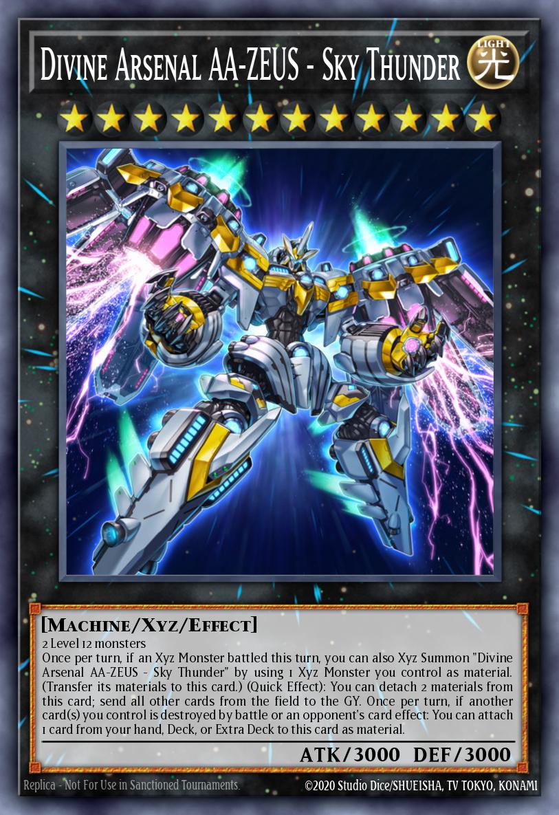 Divine Arsenal AA-ZEUS - Sky Thunder (Starlight Rare) - NM 1st Edition [PHRA-EN045]
